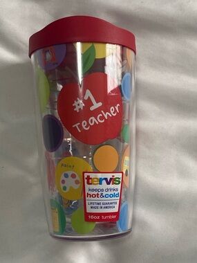 Tervis "#1 Teacher" 16oz Tumbler